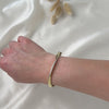 Vintage Flyer Bros. 14K Yellow Gold Diamond Twist Hinged Bracelet 6.75" - Video showing the piece