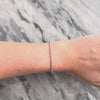 Estate 14k White Gold Diamond Flexible Dotted Tennis Bangle Bracelet - Video showing the piece