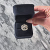 Vintage 14k White Gold 1.65cttw Diamond Cocktail Ring - Video showing the piece