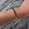 Vintage 14k Yellow Gold Textured Link Bracelet - Video showing the piece