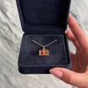 Vintage 10k Yellow Gold Trapped Red Lobster Charm / Pendant - Video showing the piece