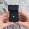 Vintage 14k Yellow Gold & Platinum Diamond Striking Kite-Set Solitaire Ring - Video showing the piece