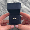 Vintage 18k Yellow Gold .68ct Blue Sapphire Diamond Vivid Cobalt Cluster Ring - Video showing the piece