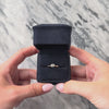 Vintage 14k White & Yellow Gold Diamond Gleaming Square-Set Solitaire Ring - Video showing the piece