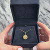 Vintage Italian 18k Yellow Gold Shiny Smiling Sun Charm / Pendant - Video showing the piece