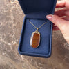 Vintage 10k Yellow Gold Amber Citrine Exotic Carved Tiger Pendant - Video showing the piece