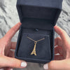 Vintage 18k Yellow Gold Detailed Eiffel Tower Charm / Pendant - Video showing the piece