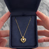 Vintage Mikimoto 18k Yellow Gold Pearl Romantic Floating Pearl Pendant - Video showing the piece
