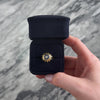 Vintage 14k Yellow Gold Blue Sapphire Diamond Dynamic Swirling Pinwheel Ring - Video showing the piece
