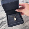 Antique 14k Yellow Gold 8ct Synthetic Sapphire Wonderful Sparkling Claw-Prong Charm / Pendant - Video showing the piece