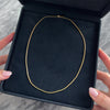 Vintage Italian Substantial 14k Yellow Gold Tubular Snake 1.75mm Chain - Video showing the piece