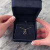 Antique 14k Yellow Gold Amethyst Sleek Triangle Concentric Circle Charm / Pendant - Video showing the piece