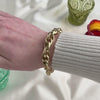 Vintage Italian 14k Yellow Gold Chunky Link Bracelet - Video showing the piece