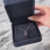 Vintage 14k Yellow Gold 1.5ct Amethyst Simple Oval Pendant - Video showing the piece