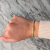Vintage Italian 14k Yellow Gold Etched Square Link Bracelet - Video showing the piece