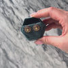 Vintage 18k Yellow Gold 2.5cttw Ruby Circle Cluster Stud Earrings  - Video showing the piece