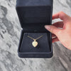 Vintage 14k Yellow Gold 4.5ct Opal Diamond Heart Pendant - Video showing the piece