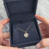 Vintage Small 10k Yellow Gold Engraved Tree Medallion Charm / Pendant - Video showing the piece