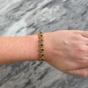 Vintage 18k Yellow Gold 7.87cttw Blue Sapphire Diamond Superb Starflower Bracelet - Video showing the piece