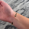 Vintage 14k Yellow Gold Sleek Sophisticated Flat Cuff Bracelet 6.75