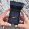 Antique Arts & Crafts Sloan & Co. 14k Yellow Gold 1.6ct Foil-Backed Garnet Pin