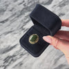 Vintage 10k Yellow Gold 6.6ct Jade Framed Cabochon Ring - Video showing the piece