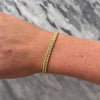 Vintage 14k Yellow Gold Glimmering Double Row Rope Bracelet - Video showing the piece