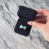 Vintage 14k Yellow Gold 7.1cttw Turquoise Diamond Modernist Ring - Video showing the piece