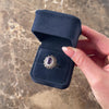 Vintage 10k Yellow & White Gold 2.3cttw Amethyst Diamond Cocktail Ring 8.25