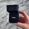 Vintage 14k Yellow & White Gold .6cttw Diamond Glittering Line Band Ring - Video showing the piece