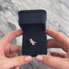 Antique 10k Rosy Yellow Gold 1.4cttw Old Mine Cut Diamond Stupendous Sparkling Diagonal Trio Ring - Video showing the piece