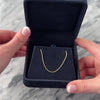 Vintage 10k Yellow Gold Classic Wheat Chain Necklace - Video showing the piece