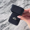 Vintage 14k White Gold 2ct Aquamarine Open Detail Ring - Video showing the piece