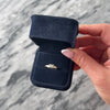 Vintage 14k Yellow & White Gold Diamond Romantic Classic Square-Set Milgrain Ring - Video showing the piece