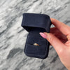 Antique Victorian 14k Yellow Gold Old Mine Cut Diamond Sleek Dainty Belcher-Set Solitaire Ring - Video showing the piece