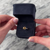 Vintage 14k White Gold 1.2ct Citrine Checkerboard Bezel Ring - Video showing the piece