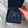 Vintage Italian 14k Yellow Gold Sleek Charm Hook Charm / Pendant - Video showing the piece