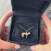 Vintage Heavy 14k Yellow Gold Figural German Shepherd Dog Charm / Pendant - Video showing the piece