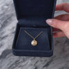 Vintage 14k Yellow Gold Sand Dollar Charm / Pendant - Video showing the piece