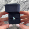 Vintage 14K White Gold 2.53ct Light Blue Topaz Pear Solitaire Ring - Video showing the piece