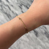 Vintage Italian 14k Yellow Gold Geometric Open Link Bracelet - Video showing the piece