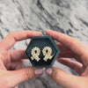 Vintage Large 18k Yellow Gold 5.03cttw Diamond Sparkling Ribbon Loop Omega-Back Earrings - Video showing the piece