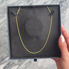 Vintage Italian 14k Yellow Gold Long Spiga Chain Necklace  - Video showing the piece