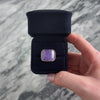 Vintage 14k Yellow Gold Lavender Jade Bold Cabochon Ring - Video showing the piece