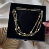 Vintage 14k Yellow Gold Pearl 26cttw Peridot 68cttw Citrine Necklace - Video showing the piece