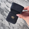 Vintage 14k Yellow Gold Blue Sapphire Diamond Dazzling Marquise Ring - Video showing the piece