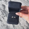 Vintage 14k White Gold 1.9ct Blue Sapphire .684cttw Diamond Starlight Ring - Video showing the piece