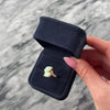 Vintage 14k Yellow Gold 1.63cttw Opal Diamond Rainbow Flashing Pear Bypass Ring - Video showing the piece