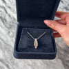 Estate Simon G. 18k White & Rose Gold [Custom Carat] Dazzling Buckle Slide Pendant - Video showing the piece