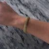Vintage Jose Hess Heavy 18k Yellow Gold 10.764cttw Diamond Line Bracelet - Video showing the piece
